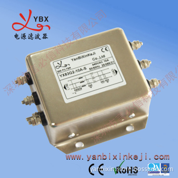 New product high attenuation three phase three wire EMI noise filter